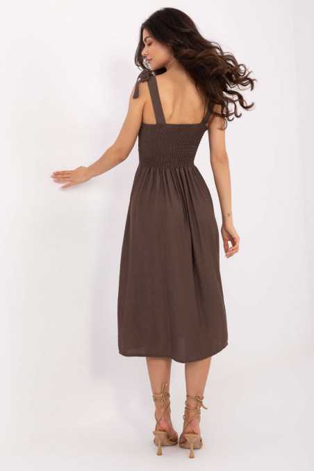 Robe de jour Brun  -  Italy Moda 