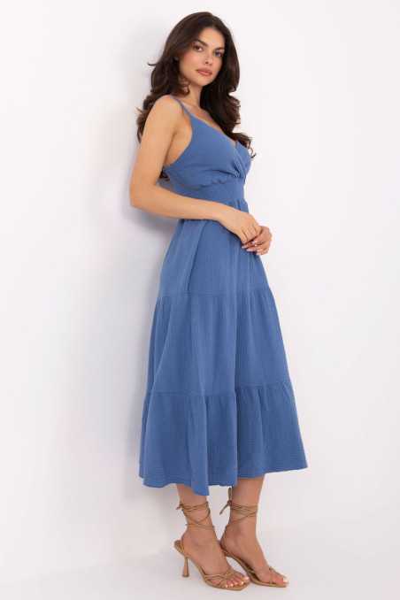 Robe de jour Bleu  -  Italy Moda 
