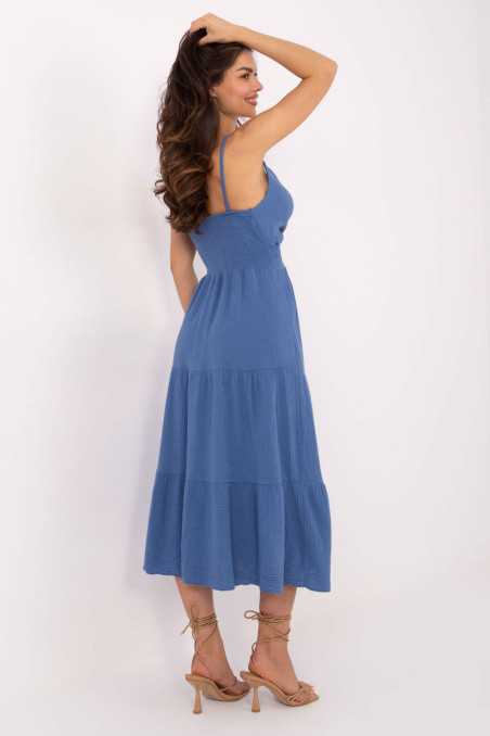Robe de jour Bleu  -  Italy Moda 