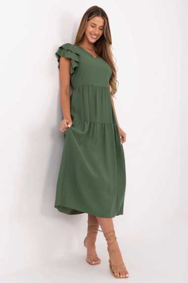 Robe de jour Vert  -  Italy Moda 