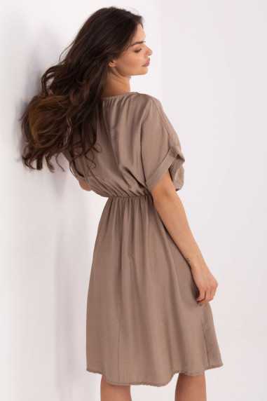 Robe de jour Beige  -  Italy Moda 