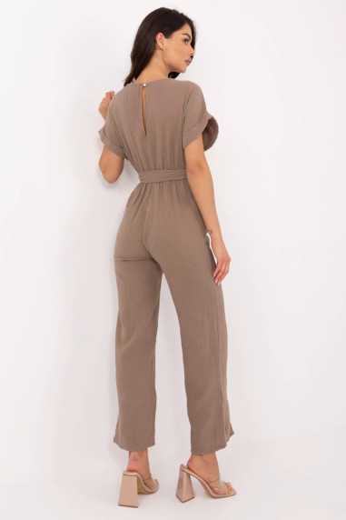 Combinaison Brun  -  Italy Moda 