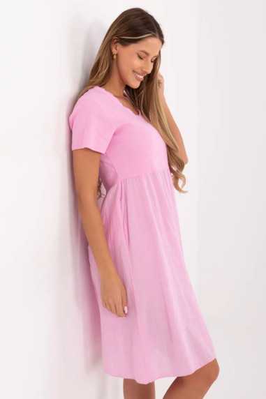 Robe de jour Rose  -  Italy Moda 