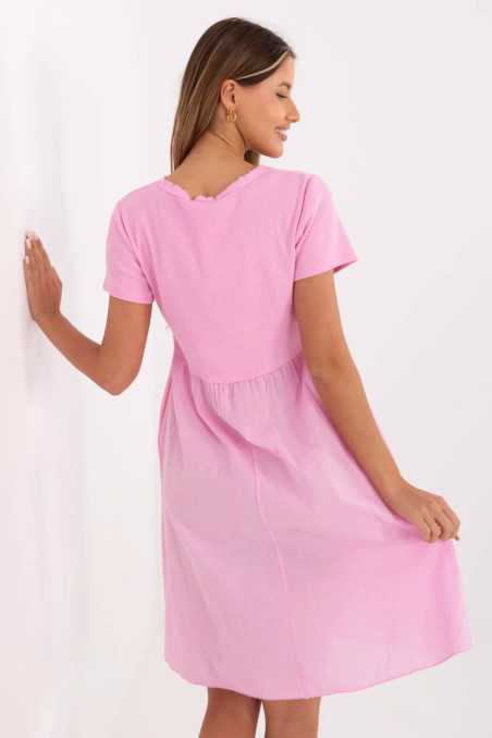 Robe de jour Rose  -  Italy Moda 