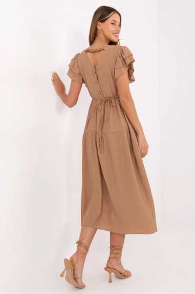 Robe de jour Brun  -  Italy Moda 