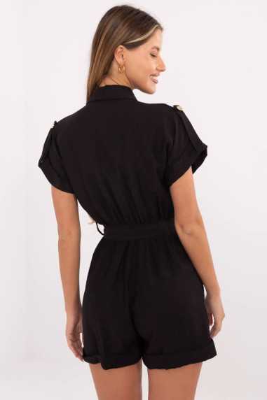 Combinaison Noir  -  Italy Moda 
