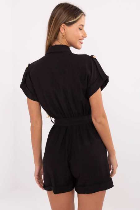 Combinaison Noir  -  Italy Moda 