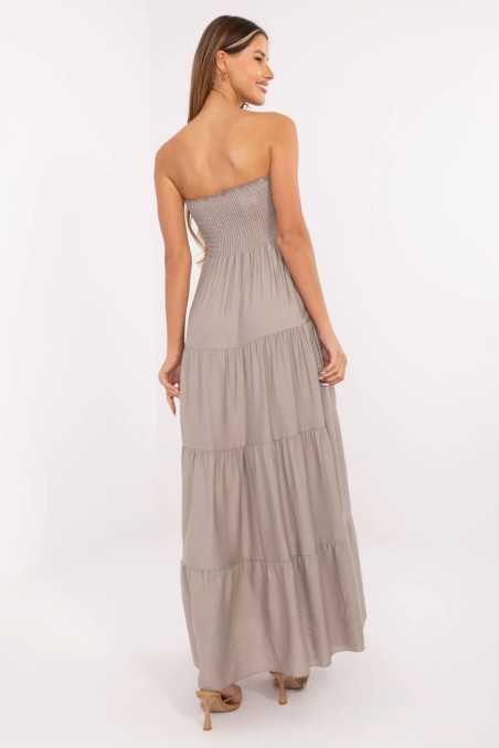 Robe de jour Beige  -  Italy Moda 