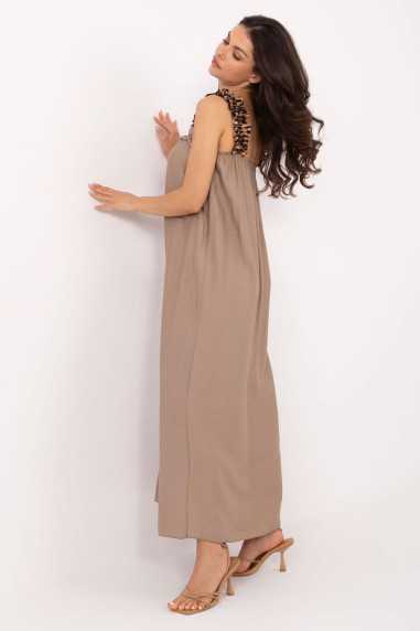 Robe de jour Beige  -  Italy Moda 