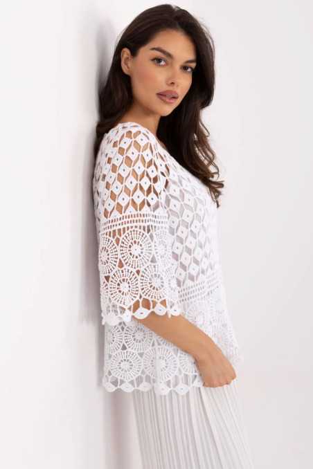 Chemisier Blanc  -  Italy Moda 