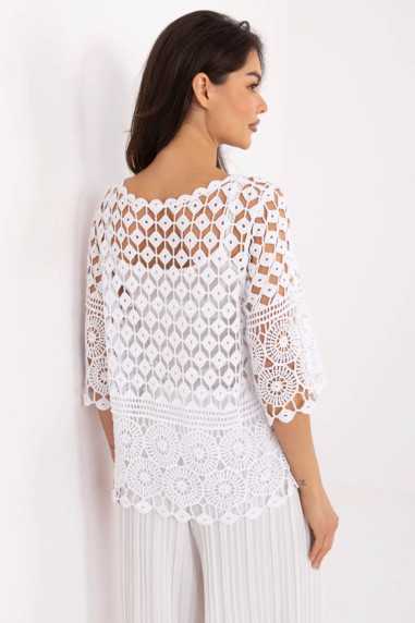 Chemisier Blanc  -  Italy Moda 