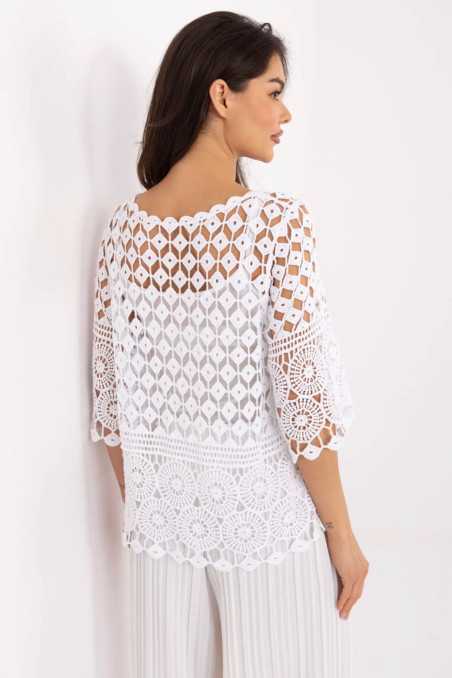 Chemisier Blanc  -  Italy Moda 