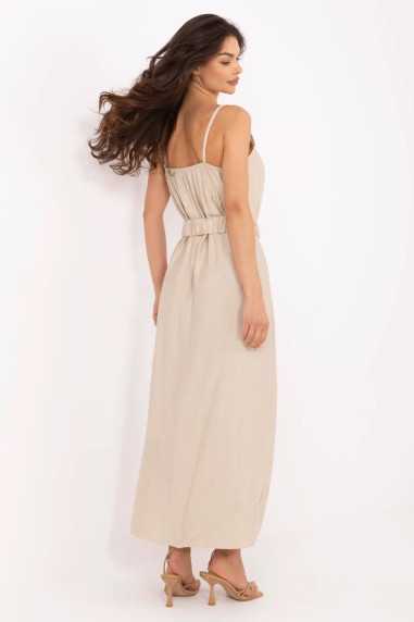 Robe de jour Beige  -  Italy Moda 