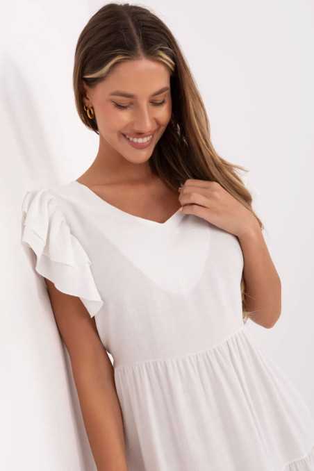 Robe de jour Beige  -  Italy Moda 