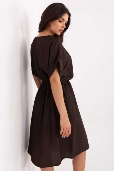 Robe de jour Brun  -  Italy Moda 