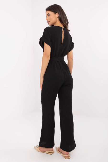 Combinaison Noir  -  Italy Moda 