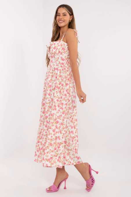 Robe de jour Beige  -  Italy Moda 