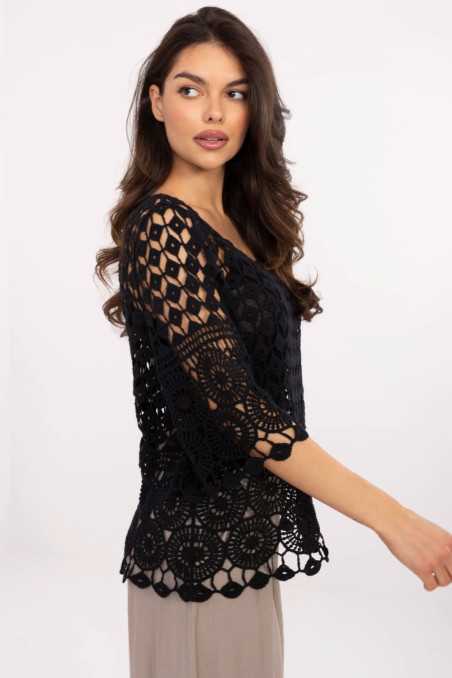 Chemisier Noir  -  Italy Moda 