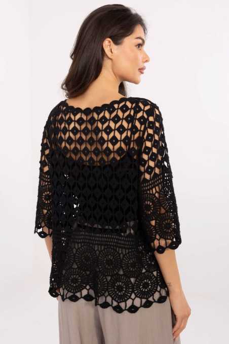 Chemisier Noir  -  Italy Moda 