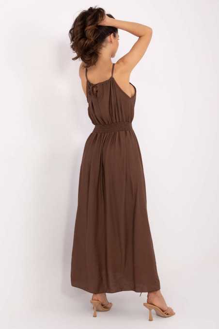 Robe de jour Brun  -  Italy Moda 