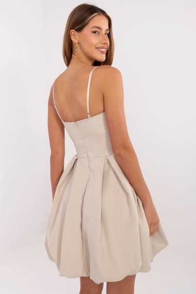 Robe de jour Beige  -  Italy Moda 