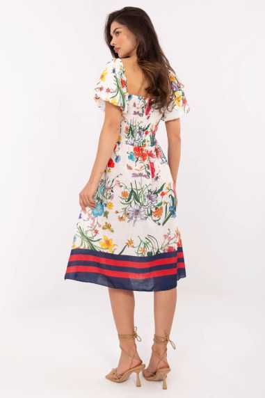 Robe de jour Beige  -  Italy Moda 