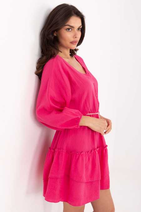 Robe de jour Rose  -  Italy Moda 