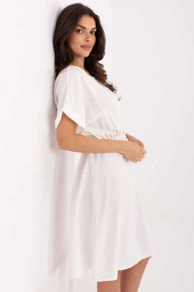 Robe de jour Blanc  -  Italy Moda 