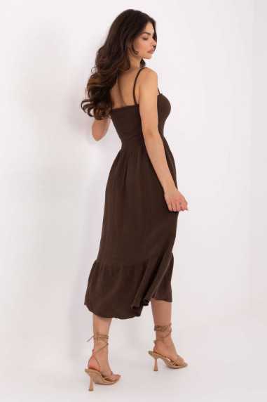 Robe de jour Brun  -  Italy Moda 