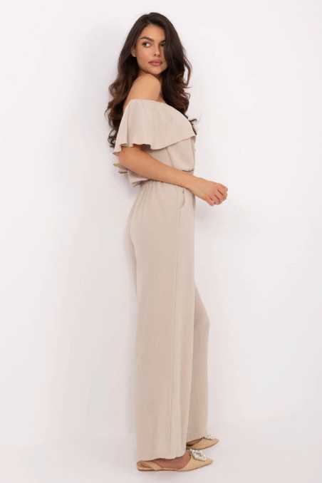 Combinaison Beige  -  Italy Moda 