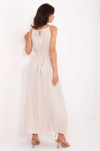 Robe de jour Beige  -  Italy Moda 