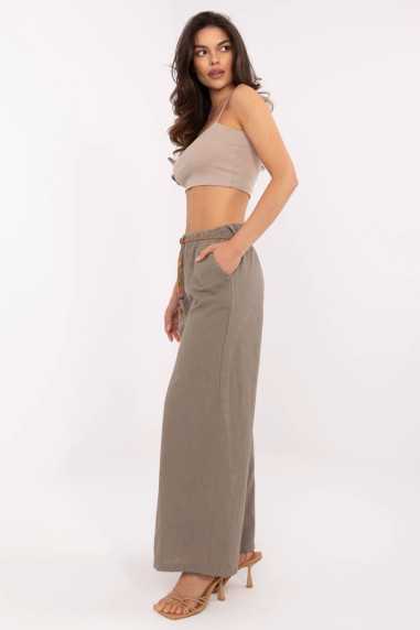 Pantalon femme Beige  -  Italy Moda 