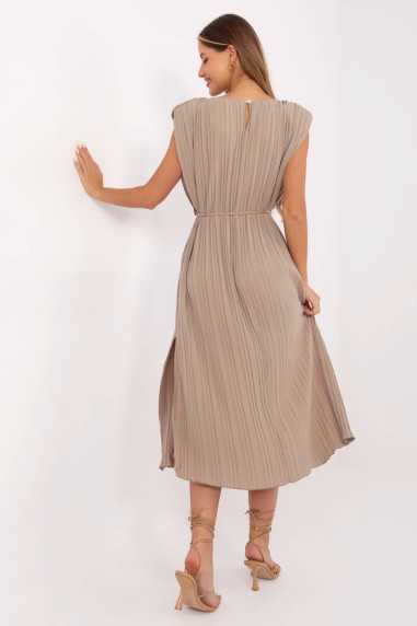 Robe de jour Beige  -  Italy Moda 