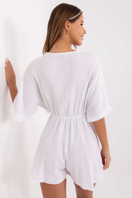 Combinaison Blanc  -  Italy Moda 