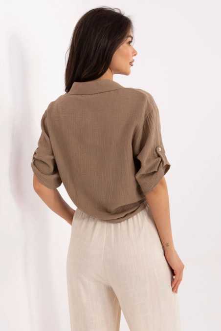 Chemise Beige  -  Italy Moda 