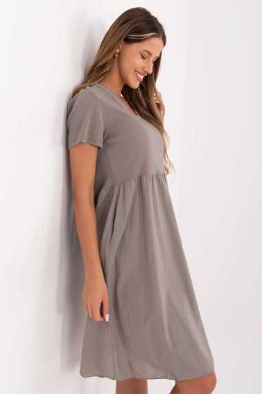 Robe de jour Beige  -  Italy Moda 