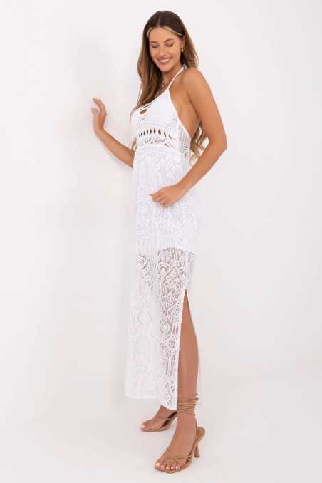 Robe de jour Blanc  -  Italy Moda 