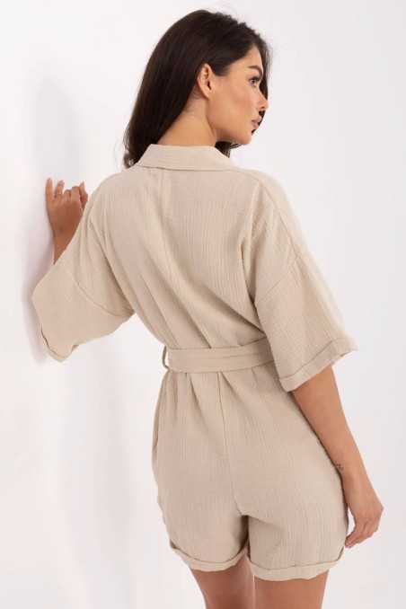 Combinaison Beige  -  Italy Moda 