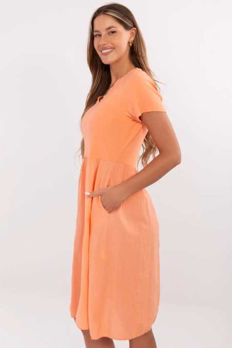 Robe de jour Orange  -  Italy Moda 