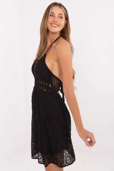 Robe de jour Noir  -  Italy Moda 