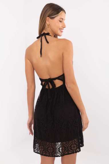 Robe de jour Noir  -  Italy Moda 