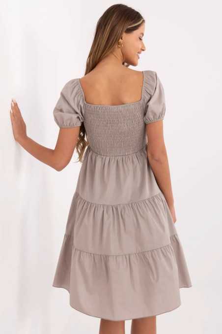 Robe de jour Beige  -  Italy Moda 