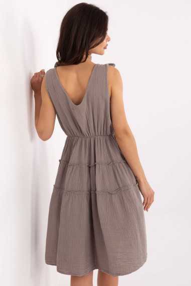 Robe de jour Beige  -  Italy Moda 