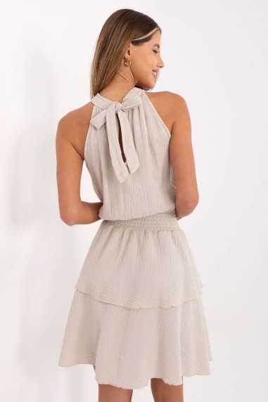 robe de jour Beige  -  Italy Moda 