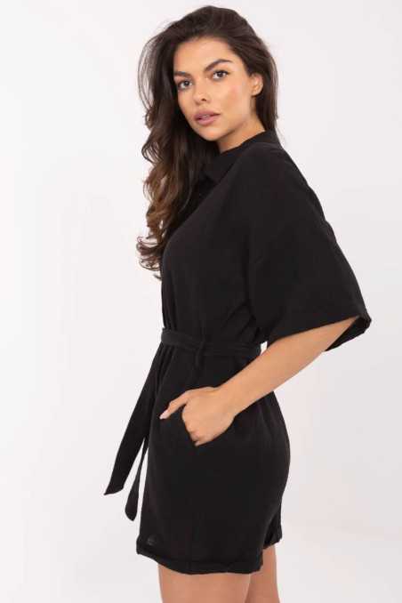 Combinaison Noir  -  Italy Moda 