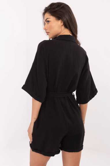 Combinaison Noir  -  Italy Moda 