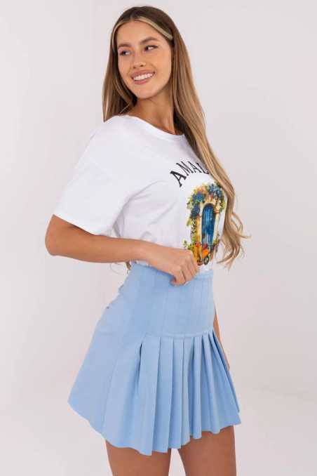 T-shirt Blanc  -  Italy Moda 