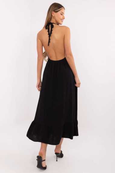 Robe de jour Noir  -  Italy Moda 