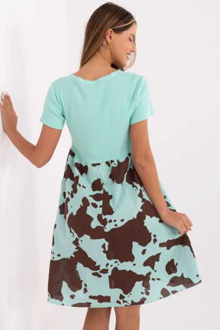 Robe de jour Vert  -  Italy Moda 