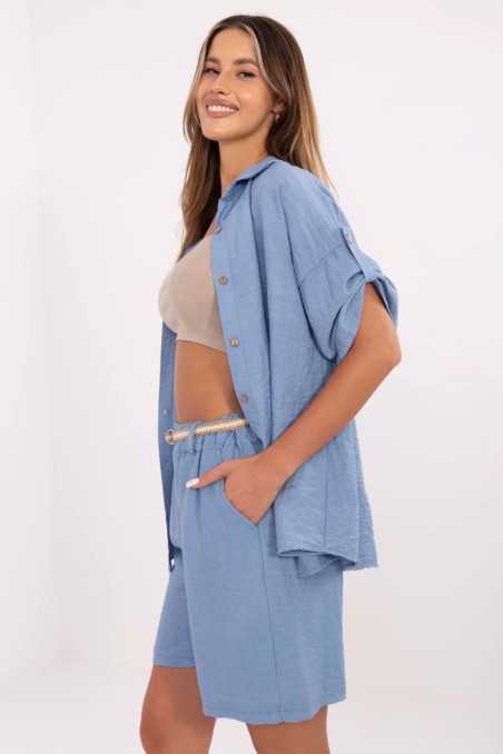 Shorts Bleu  -  Italy Moda 